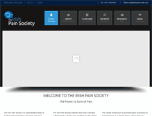 Tablet Screenshot of irishpainsociety.com
